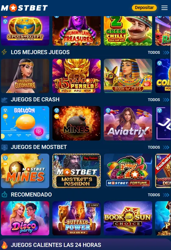 Casino en la aplicación para iOS