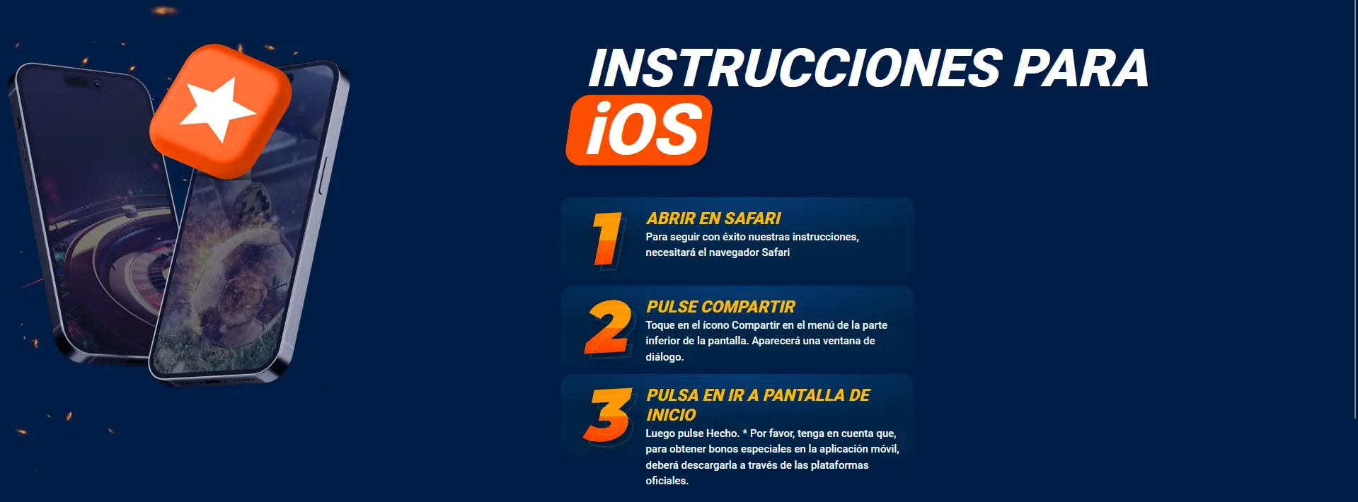 Descargar la aplicación móvil Mostbet para iOS